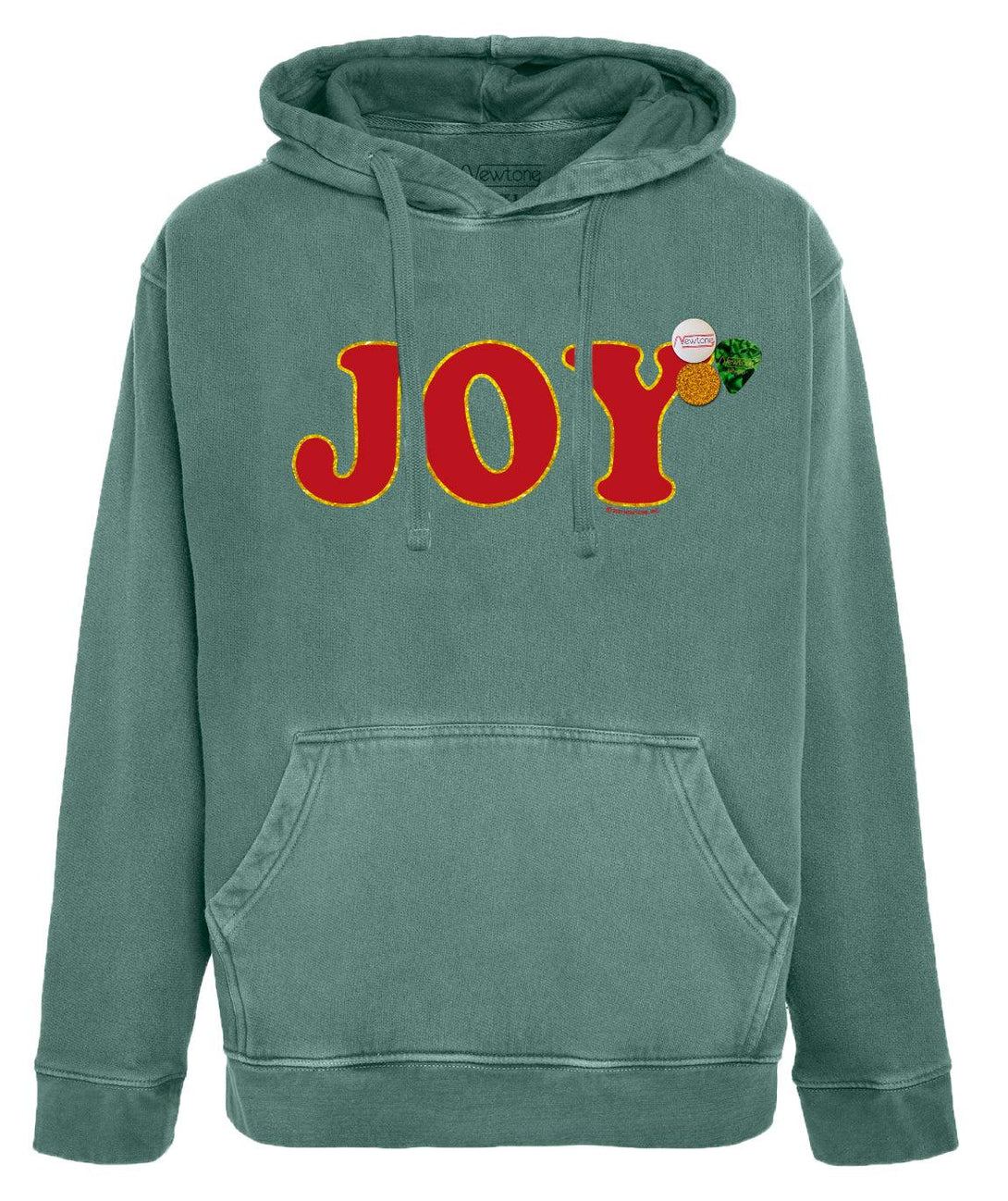 Hoodie jagger light green "JOY FW21" - Newtone