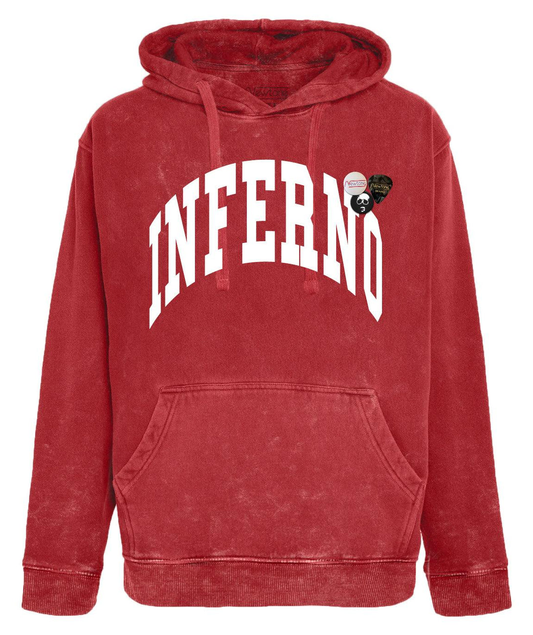 Hoodie jagger red acid "INFERNO" - Newtone