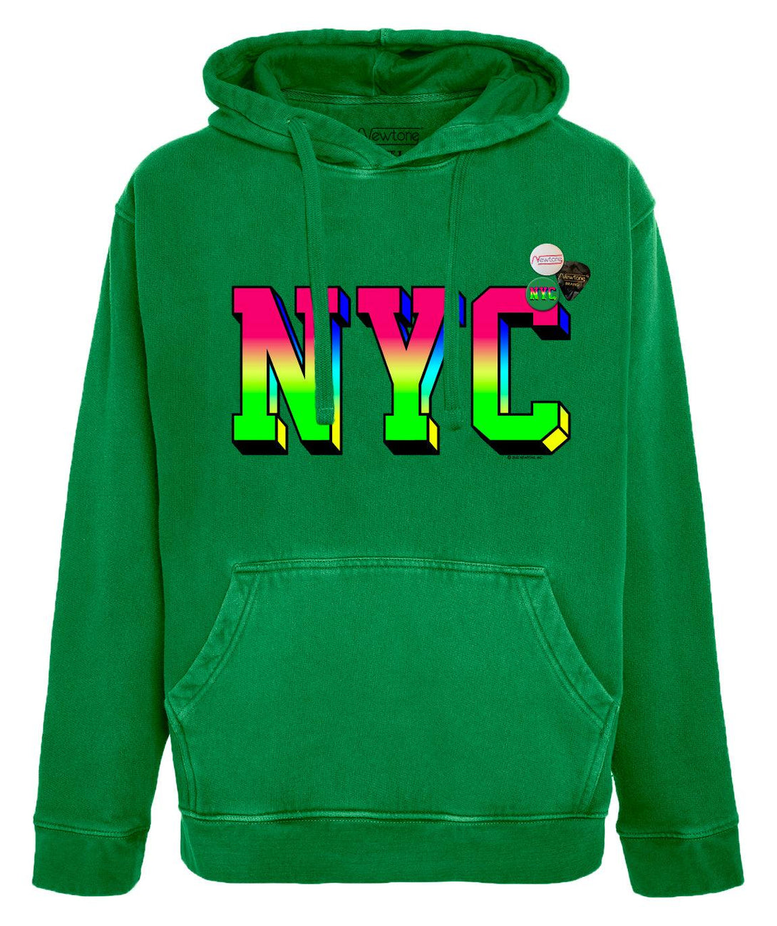 Hoodie jagger grass "NYC" - Newtone