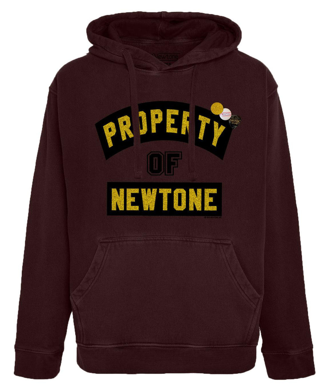 Hoodie jagger wine "PROPERTY" - Newtone