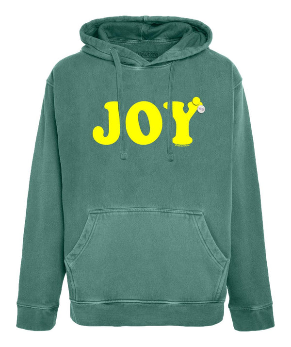 Hoodie jagger light green "JOY" - Newtone