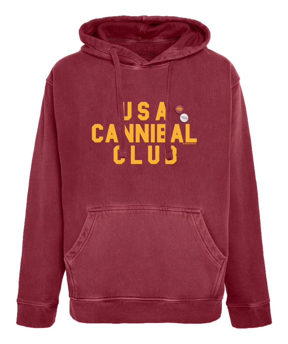 Hoodie jagger brick "CANNIBAL" - Newtone