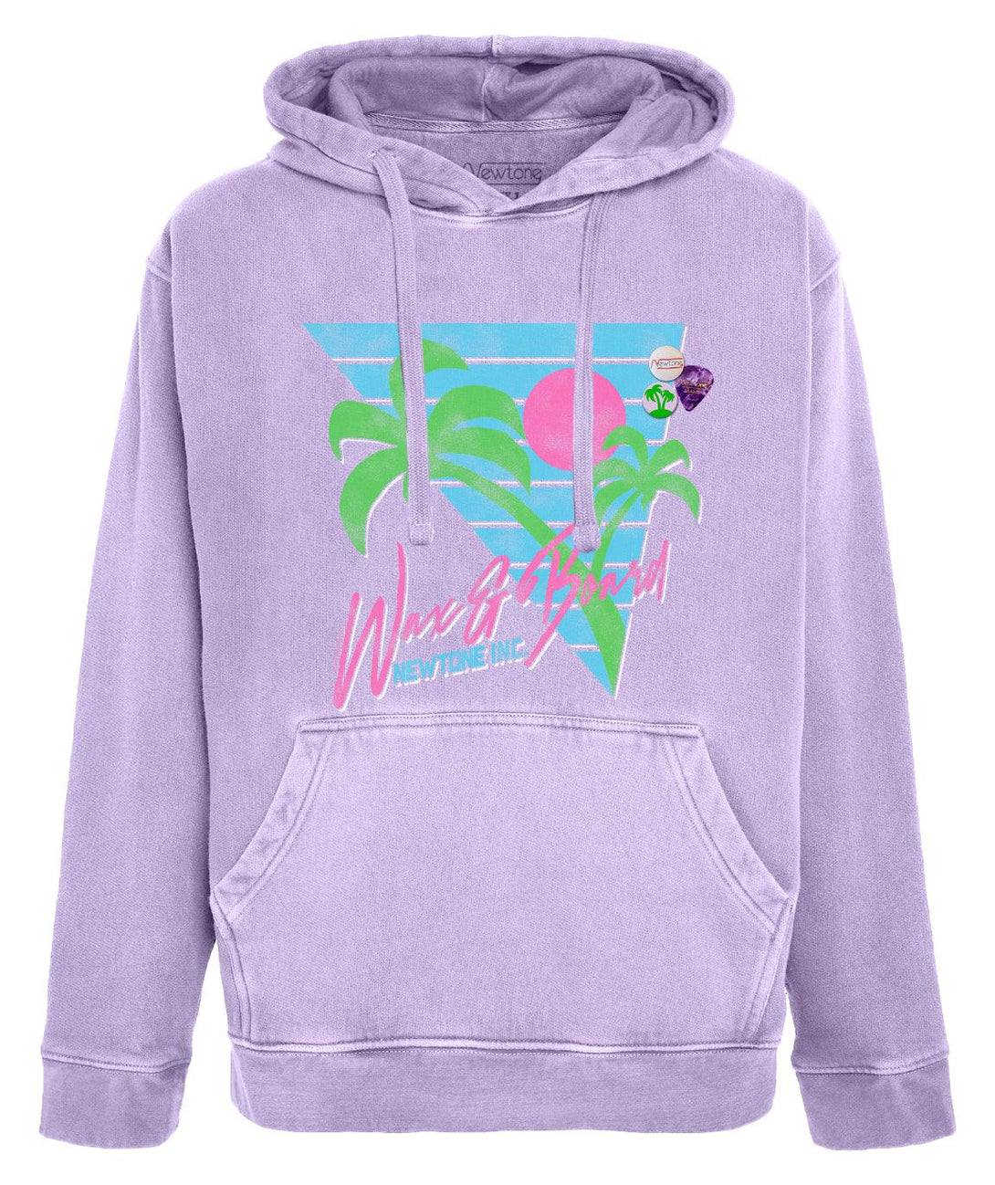 Hoodie jagger lilac "WAX" - Newtone