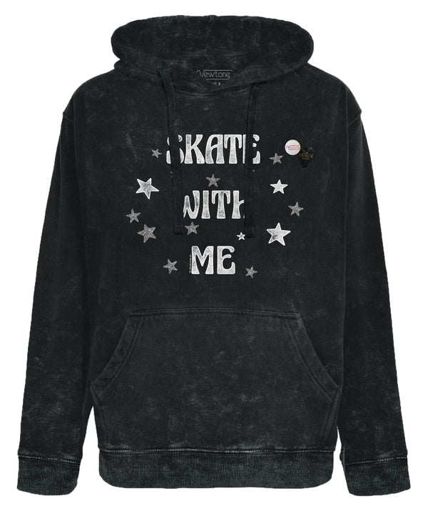 Jagger napalm acid "SKATE WITH ME" hoodie