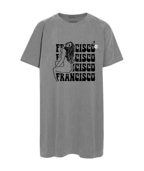 Dress janis grey "FRANCISCO" - Newtone