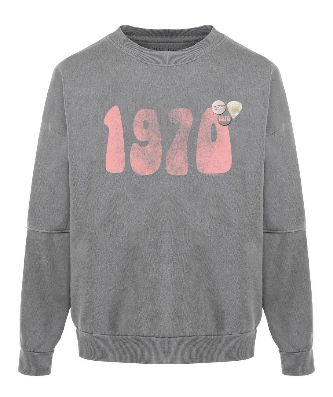 Sweatshirt roller grey "1970 FW21" - Newtone