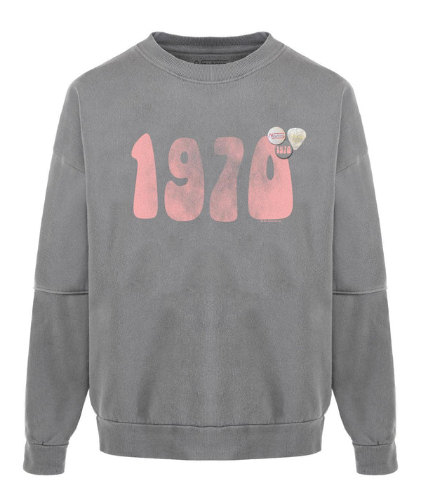 Sweatshirt roller grey "1970 FW21" - Newtone