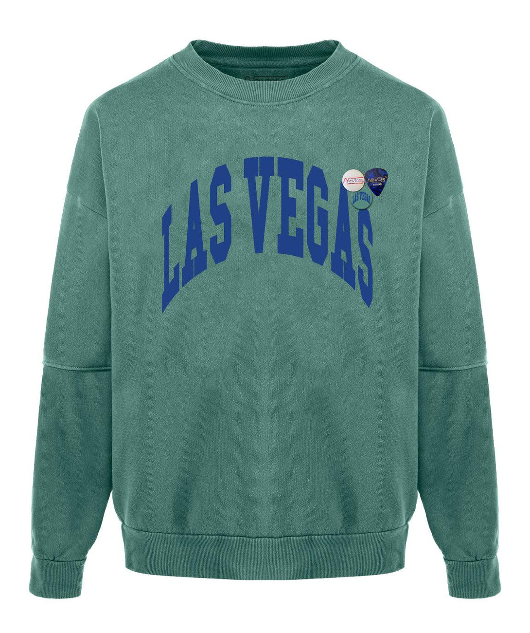 Sweatshirt roller light green las vegas "CITY" - Newtone