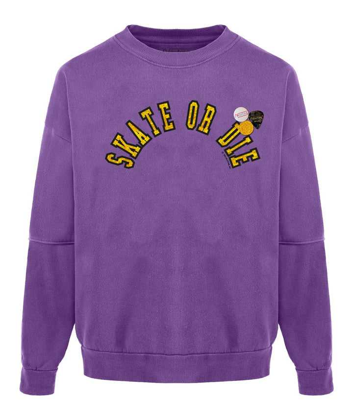 Sweatshirt roller purple "DIE" - Newtone