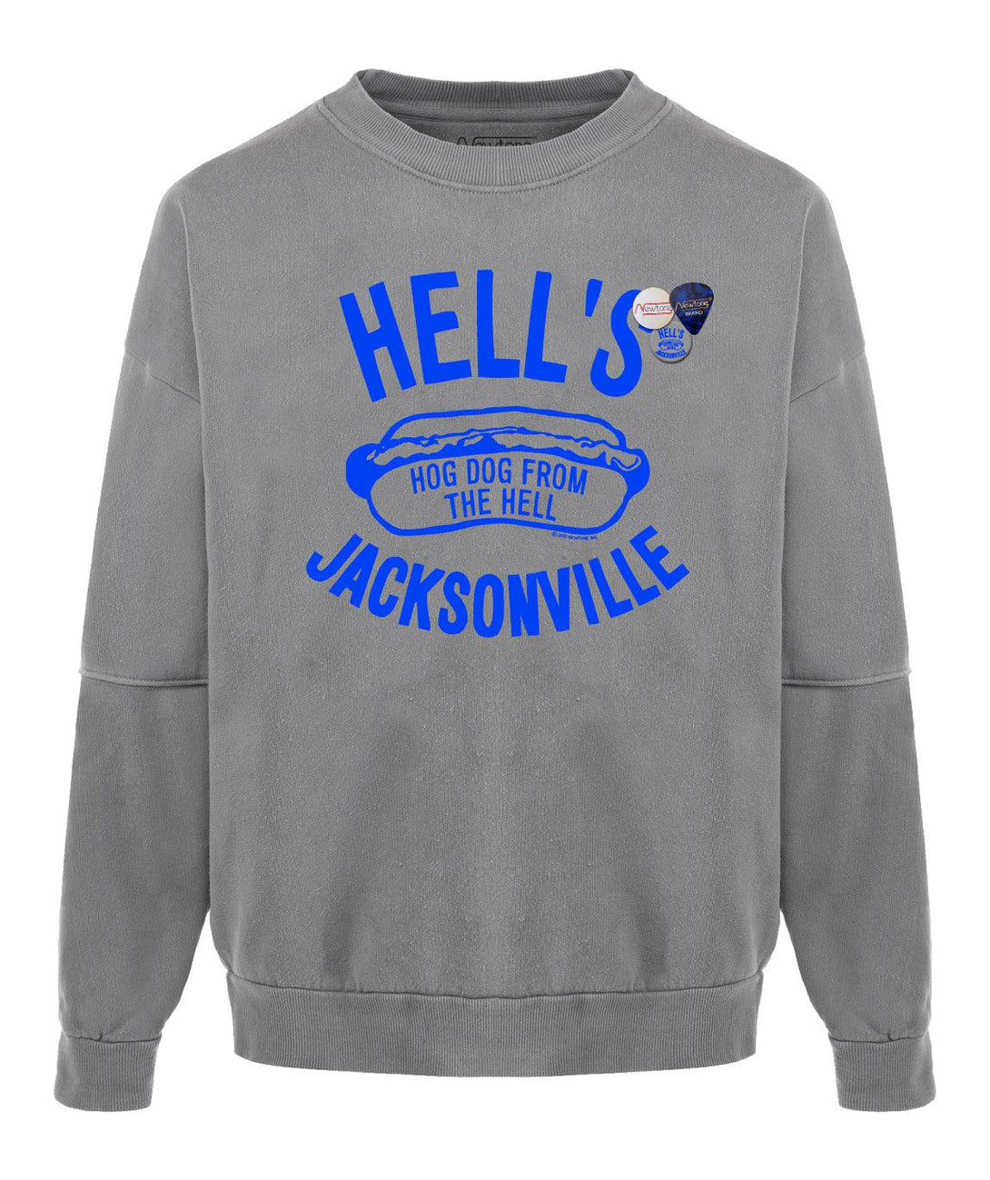 Sweatshirt roller grey "HELLS" - Newtone