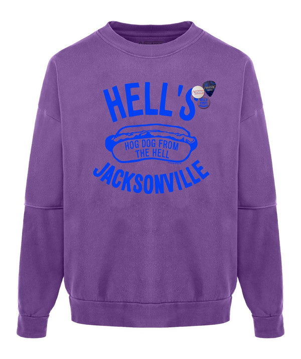 Sweatshirt roller purple "HELLS" - Newtone