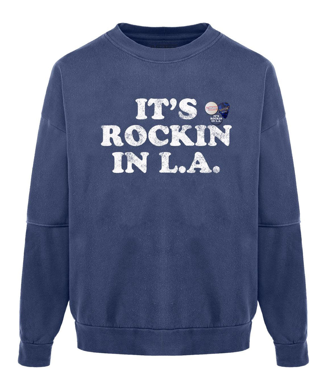 Sweatshirt roller denim "ROCKIN" - Newtone