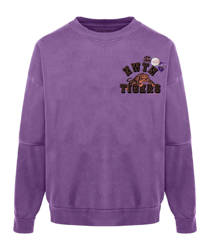 Sweatshirt roller purple "WILD" - Newtone
