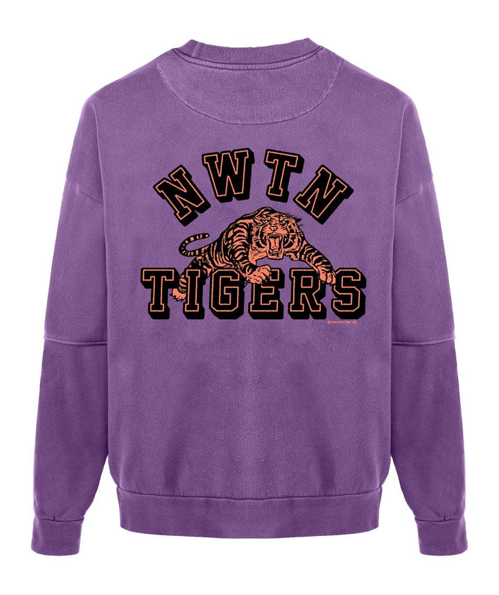 Sweatshirt roller purple "WILD" - Newtone