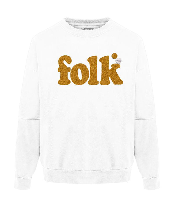 Sweatshirt roller off white "FOLK" - Newtone