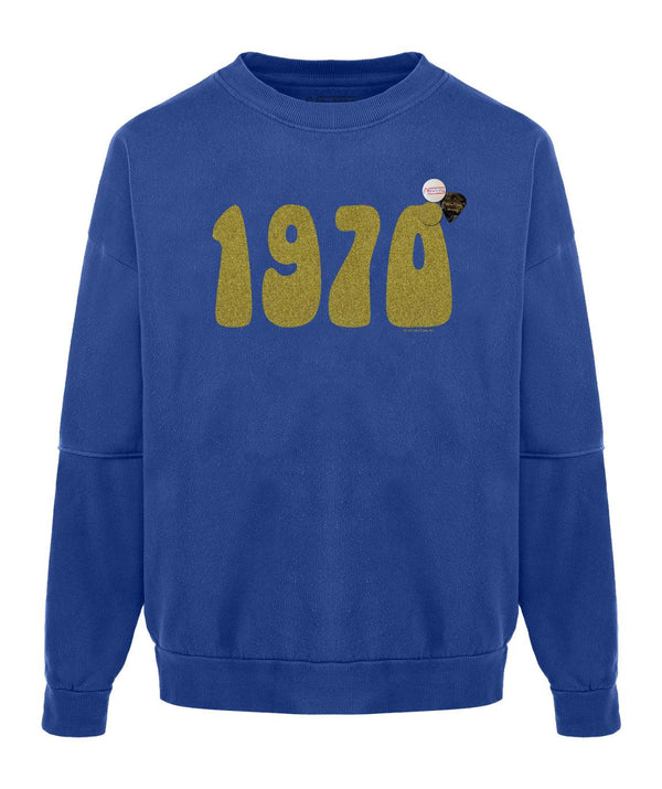 Sweatshirt roller flo blue "1970 SS22" - Newtone