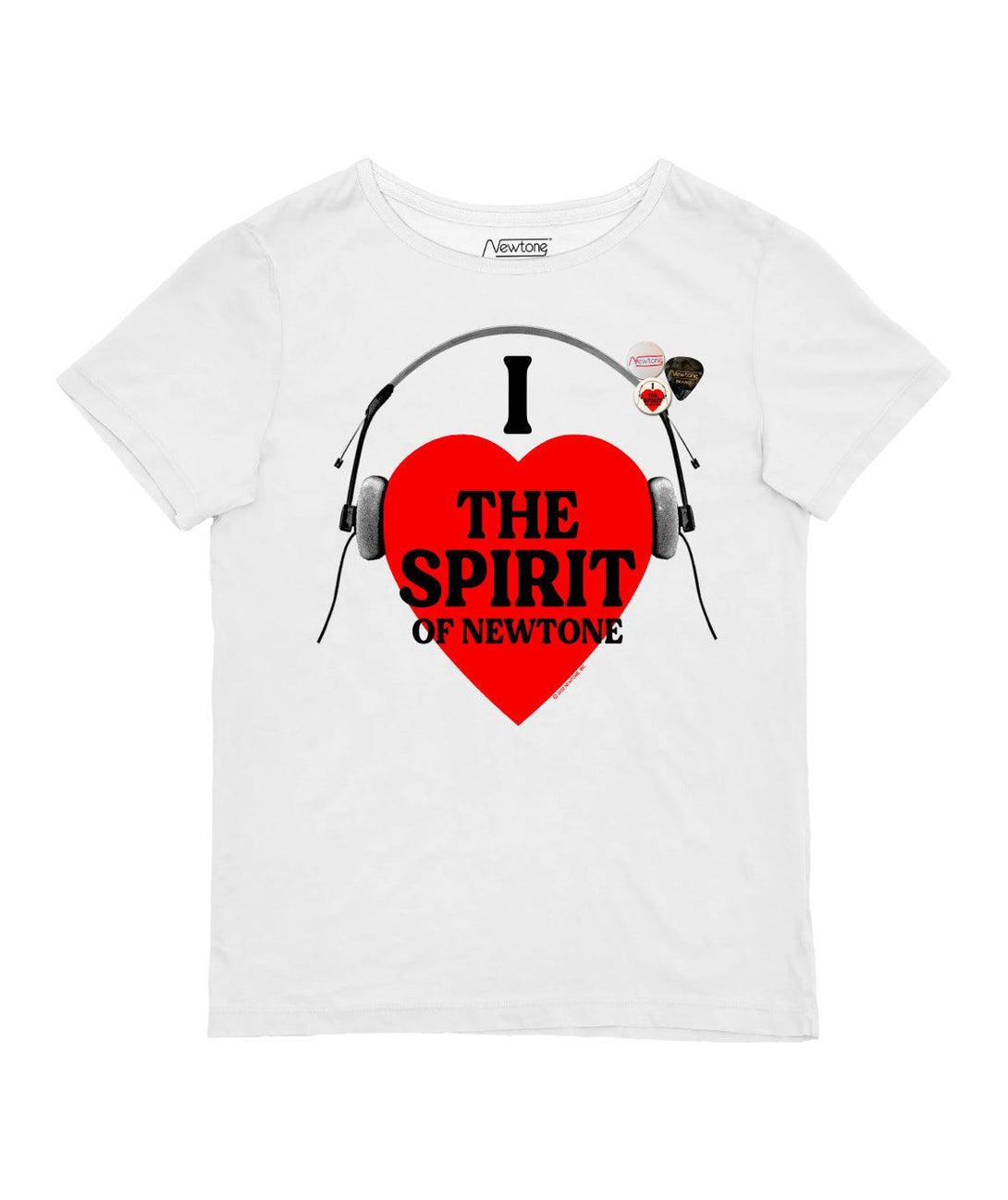 Tee shirt schiffer dirty white "HEADPHONE" - Newtone