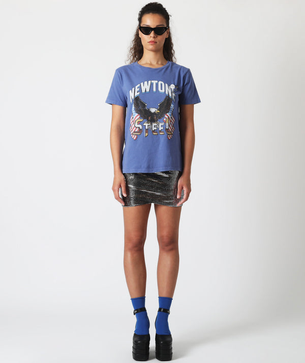 Tee shirt starlight flo blue "STEEL"