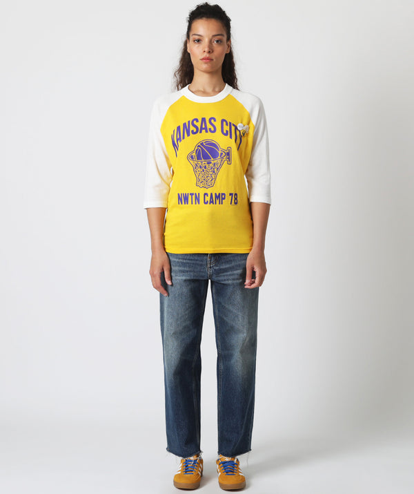 Jasper mustard/white “KANSAS” t-shirt 