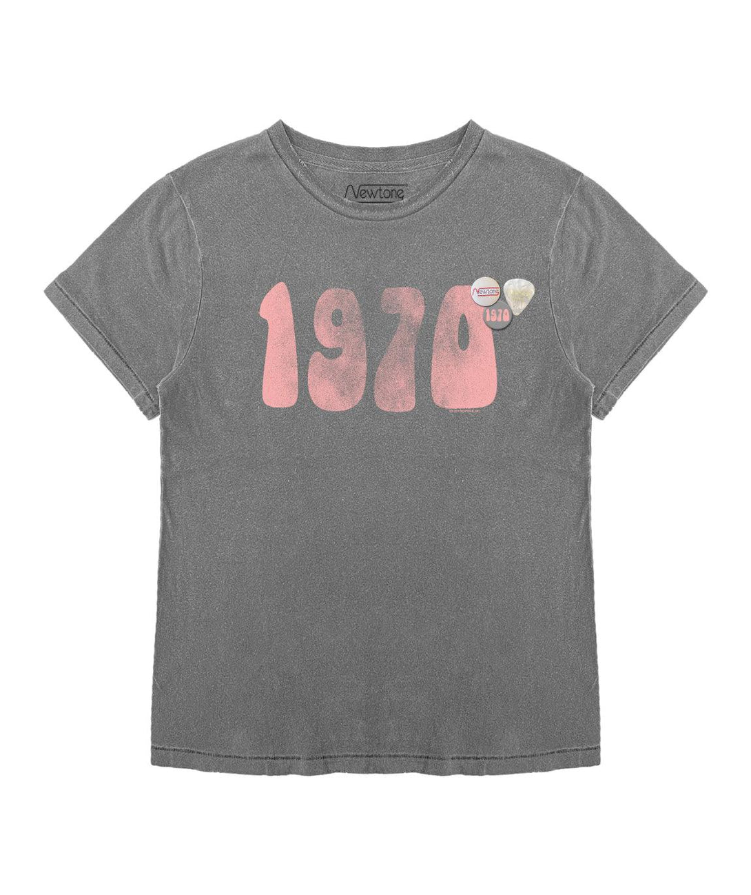 Tee shirt starlight grey "1970 FW21" - Newtone