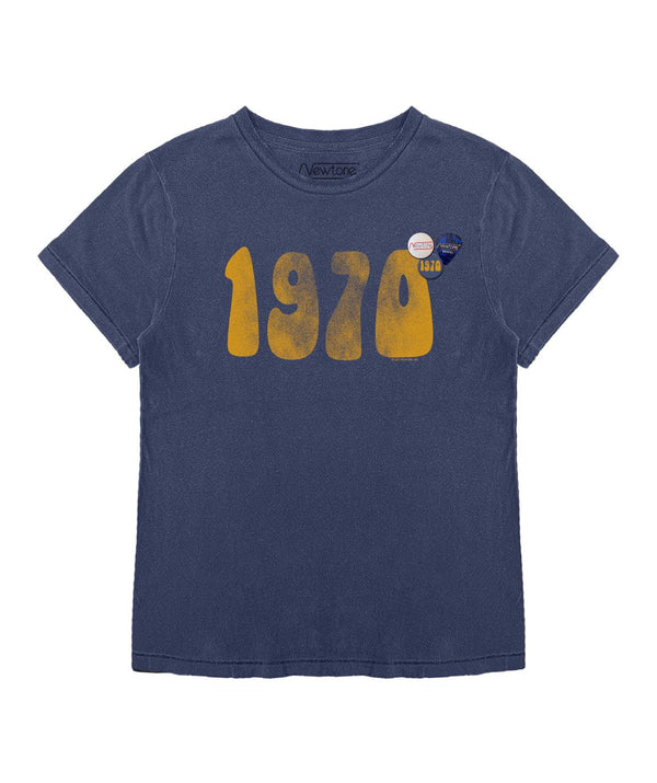 Tee shirt starlight denim "1970 FW21" - Newtone