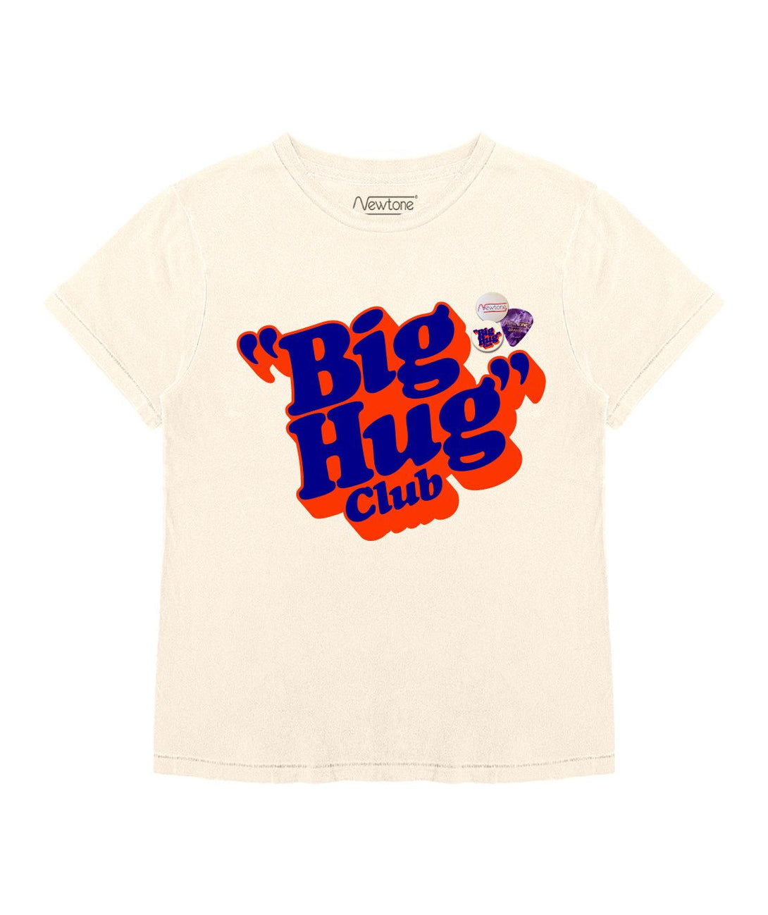 Tee shirt starlight natural "HUG" - Newtone