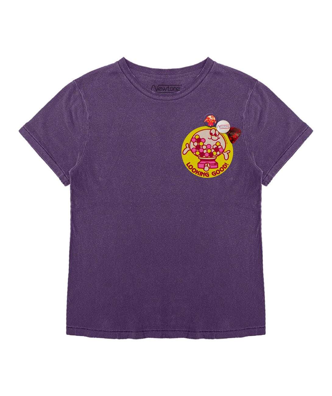 Tee shirt starlight grape "CANDY" - Newtone