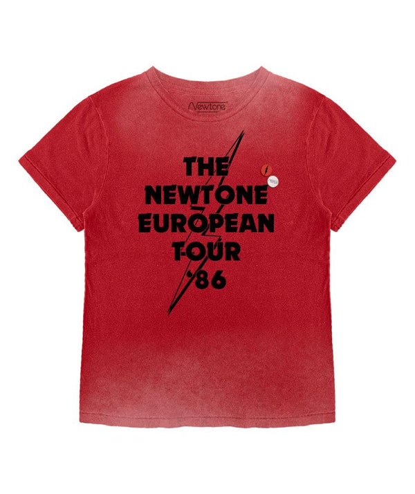 Tee shirt starlight red "EUROPE" - Newtone