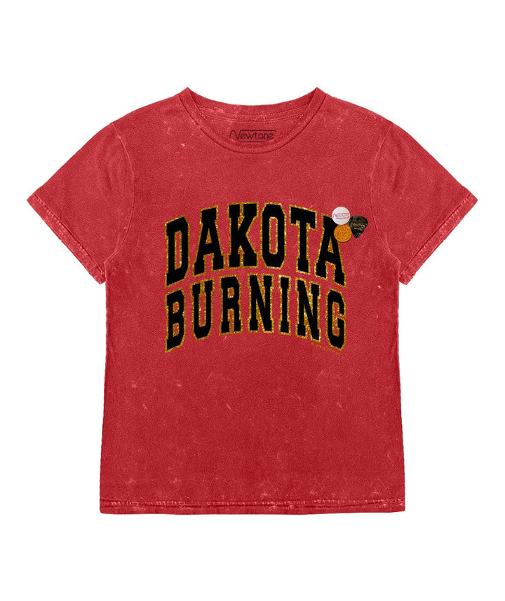 Tee shirt starlight red acid "DAKOTA SS22" - Newtone