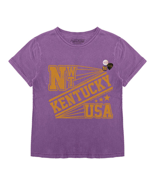 Tee shirt starlight purple "KENTUCKY" - Newtone