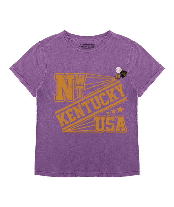 Tee shirt starlight purple "KENTUCKY" - Newtone