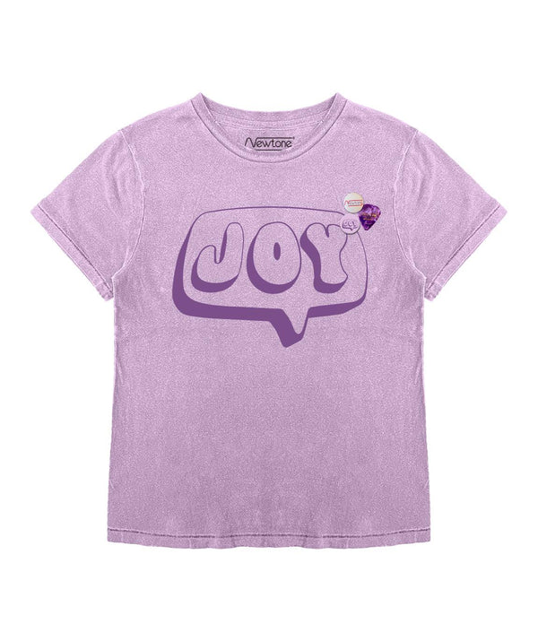 Tee shirt starlight lilac "JOY SS23" - Newtone