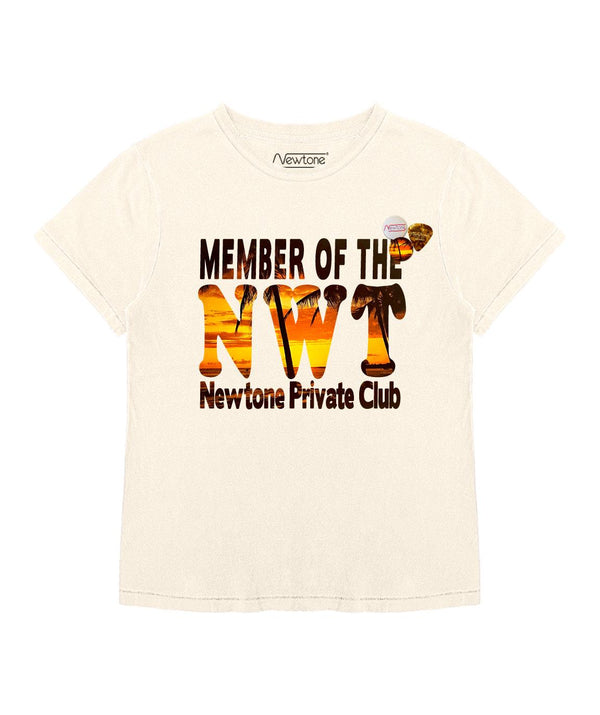 Tee shirt starlight natural "SUNSET" - Newtone