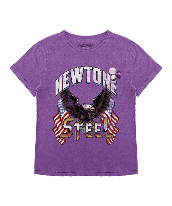 Tee shirt starlight purple "STEEL" - Newtone