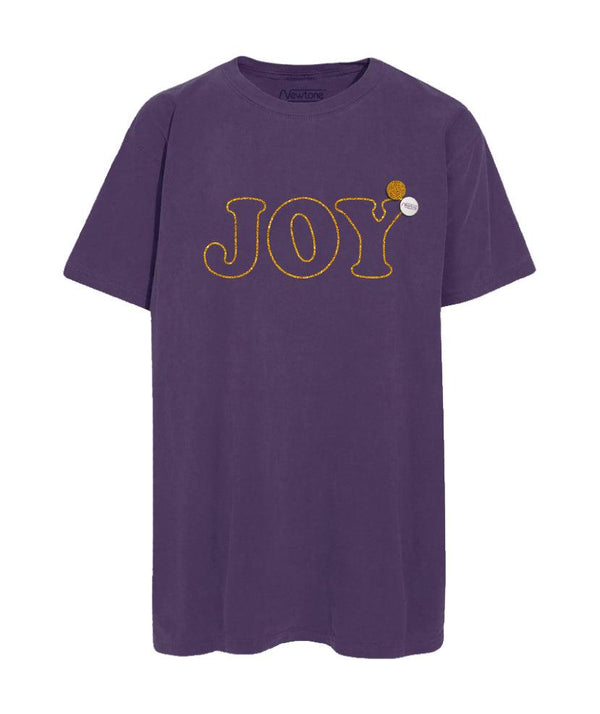 Tee shirt trucker grape "JOY" FW20 - Newtone