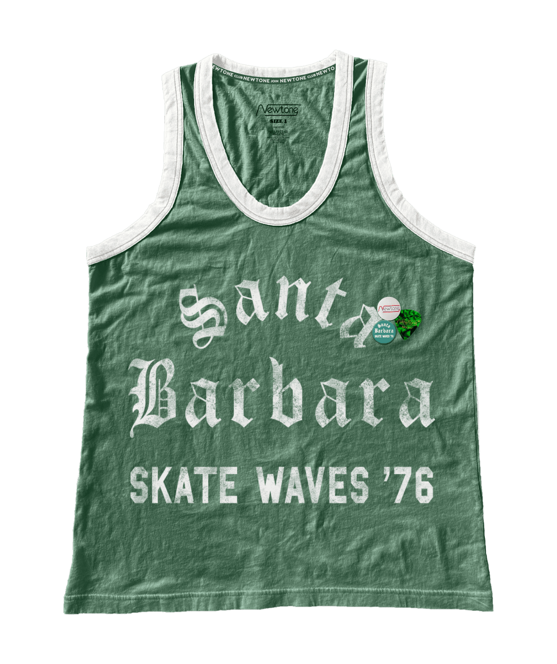 Tank top timer light green "BARBARA" - Newtone