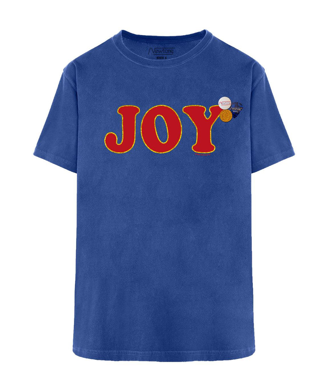 Tee shirt trucker flo blue "JOY FW21" - Newtone