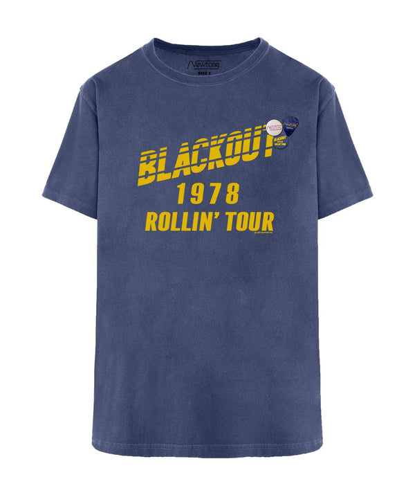 Tee shirt trucker denim "BLACKOUT" - Newtone