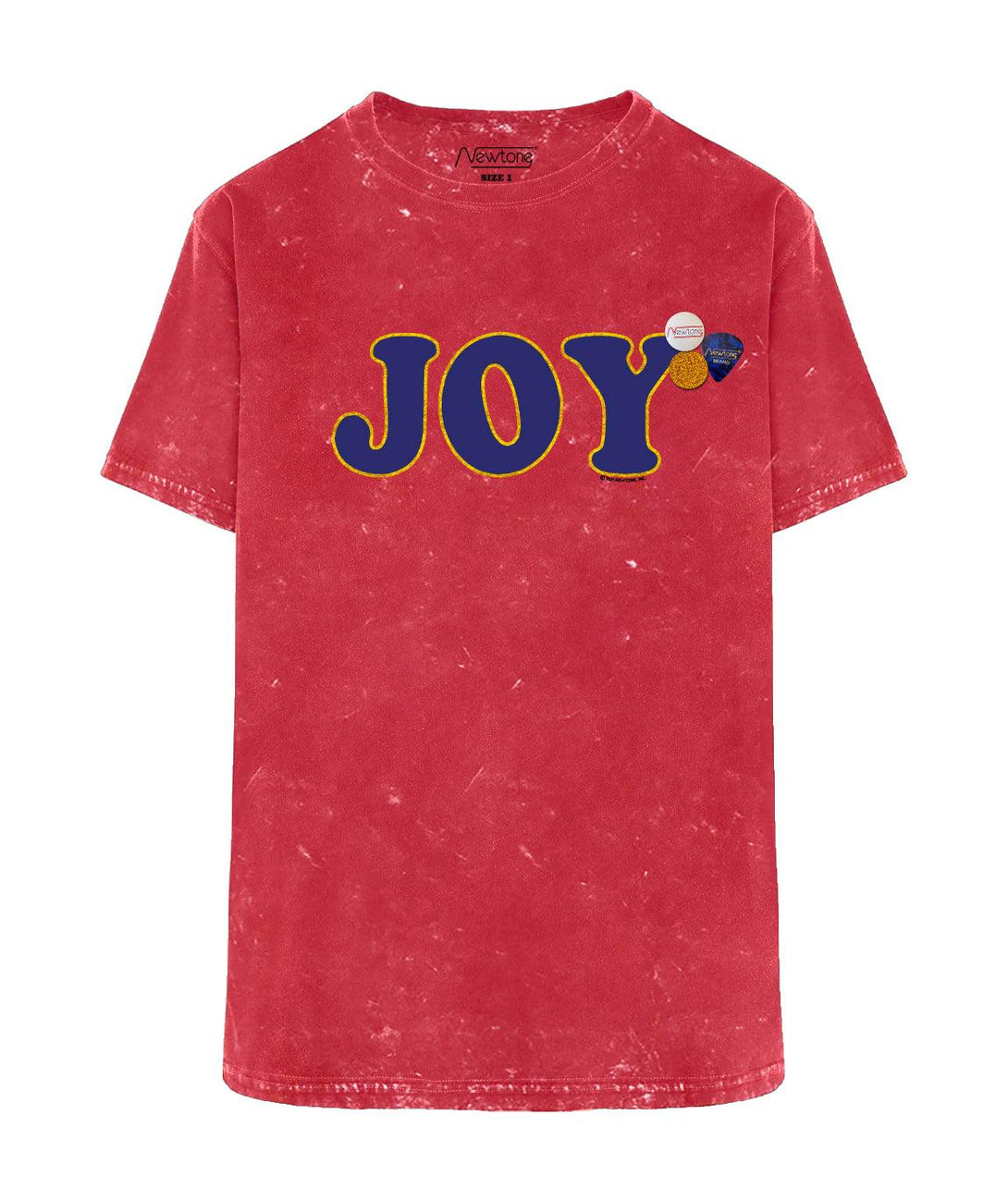 Tee shirt trucker red acid "JOY FW21" - Newtone