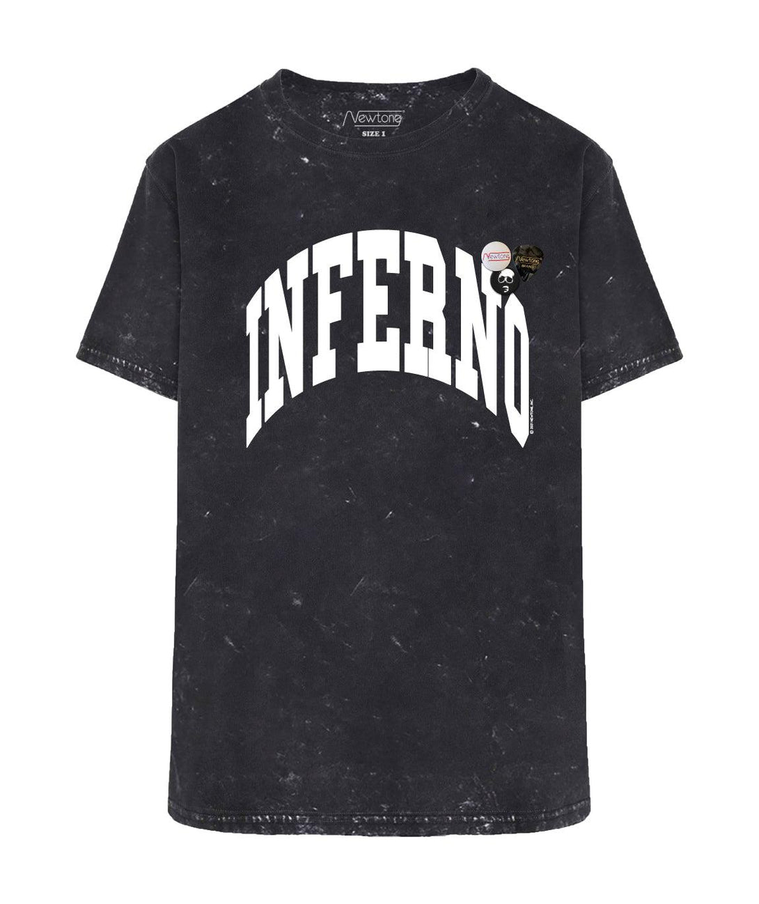 Tee shirt trucker napalm acid "INFERNO" - Newtone