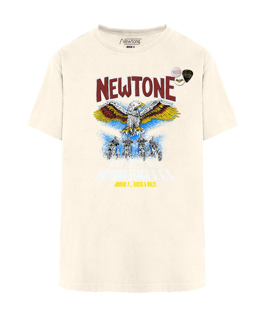 Tee shirt trucker natural "CONVENTION" - Newtone