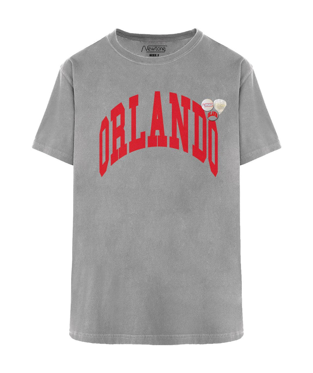 Tee shirt trucker grey orlando "CITY" - Newtone