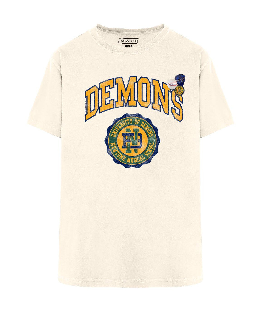 Tee shirt trucker natural "DEMONS" - Newtone