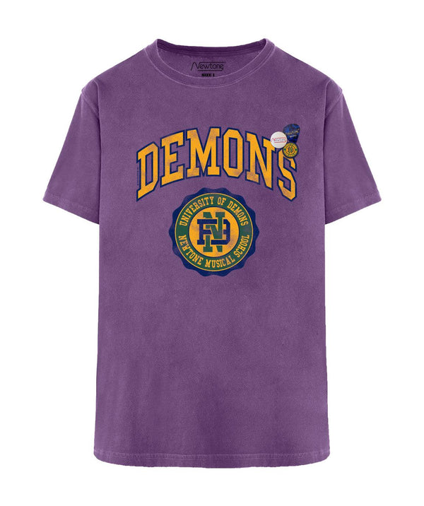 Tee shirt trucker purple "DEMONS" - Newtone