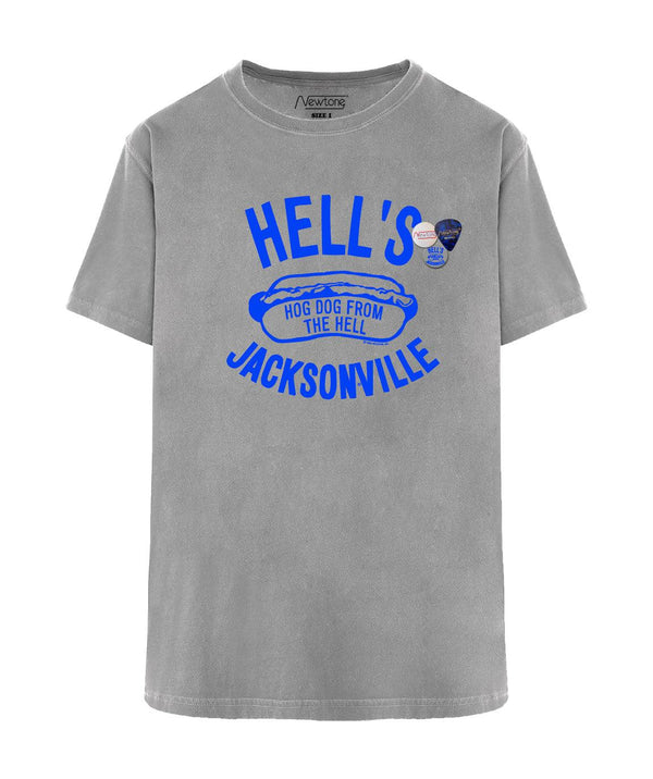 Tee shirt trucker grey "HELLS" - Newtone