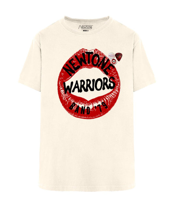 Tee shirt trucker natural "WARRIORS" - Newtone