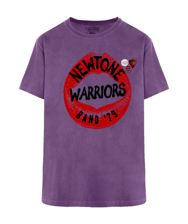 Tee shirt trucker purple "WARRIORS" - Newtone