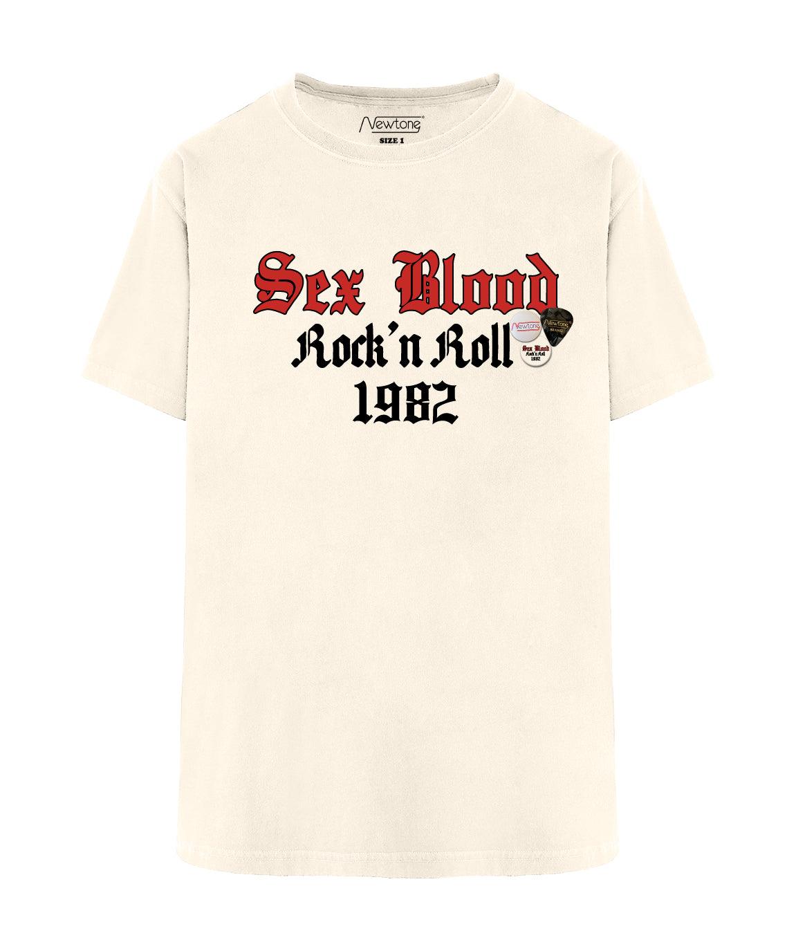 Tee shirt trucker natural "BLOOD" - Newtone
