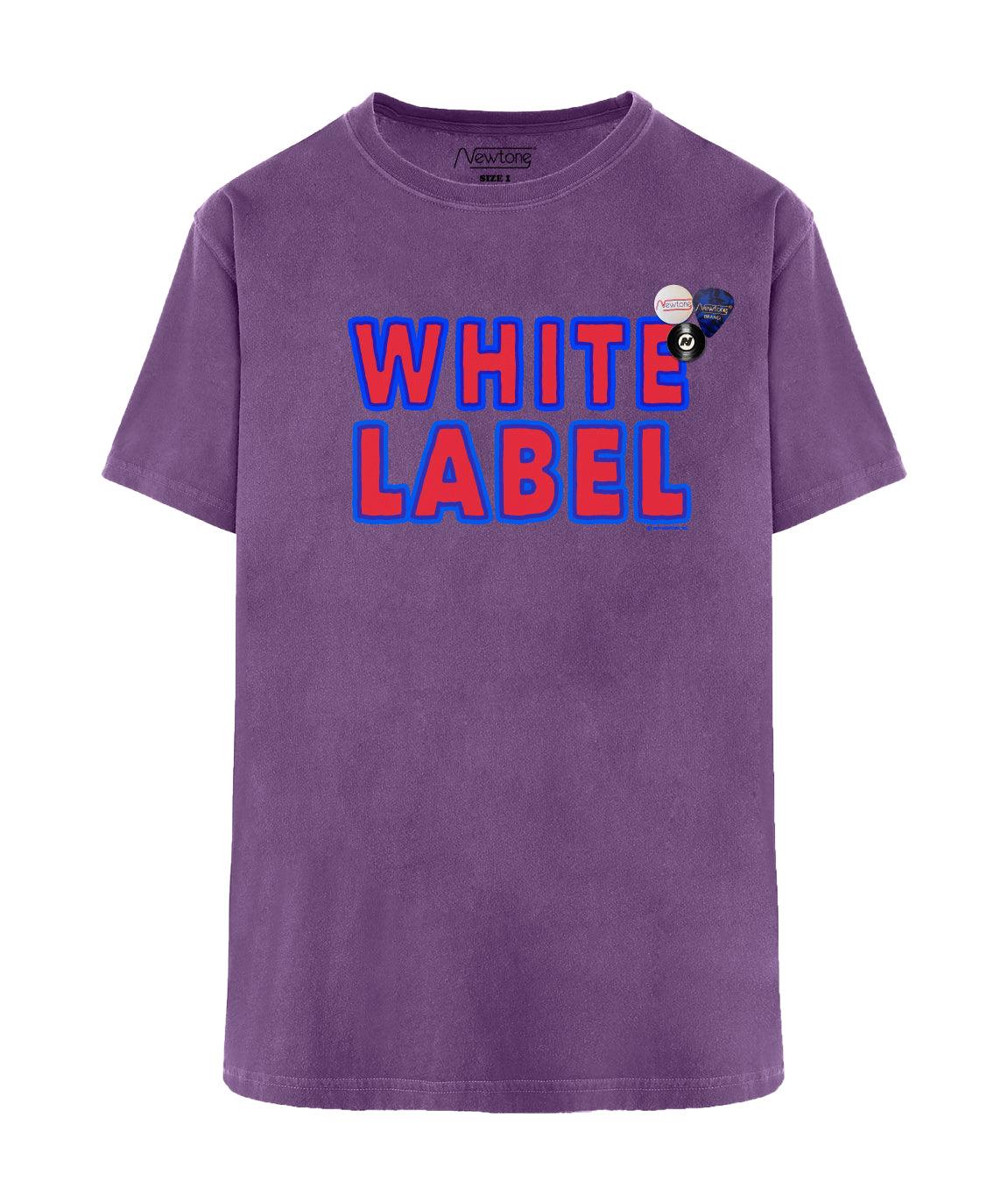 Tee shirt trucker purple "VINYL" - Newtone