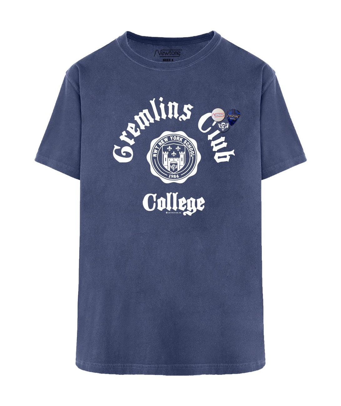 Tee shirt trucker denim "GREMLINS" - Newtone